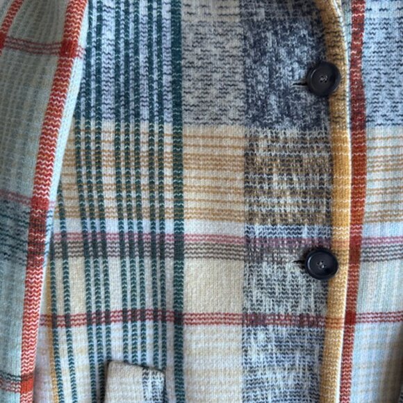 Missoni Plaid Wool Coat PRISTINE NWT - Italian size 40/US 6 - Picture 4 of 10